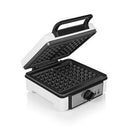 Princess 132397 Wafelijzer 120W Zwart/Wit/RVS