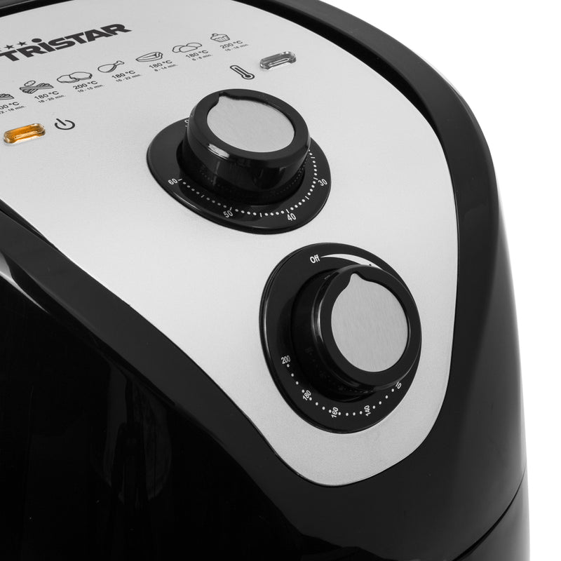 Tristar FR-6994 Crispy Fryer XXL Hetelucht Friteuse 4,5L 1500W Zwart/Zilver