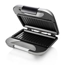 Princess 127003 Sandwichmaker Zwart/Zilver