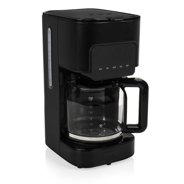 Princess 246014 Black Steel Collectie Koffiezetapparaat RVS/Zwart