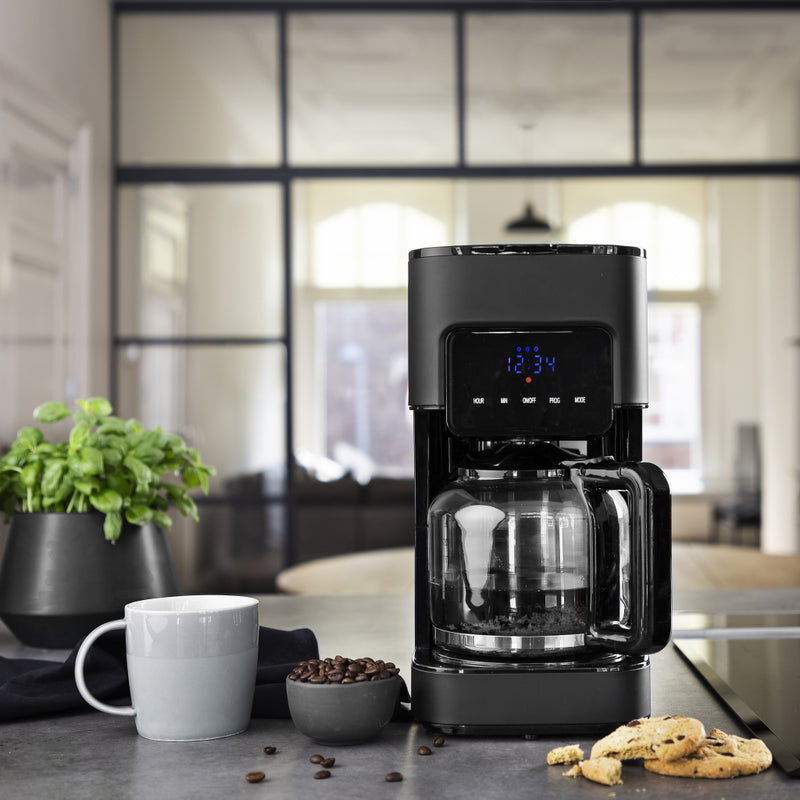 Princess 246014 Black Steel Collectie Koffiezetapparaat RVS/Zwart