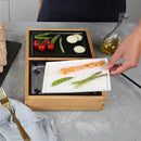 Princess 104040 Dinner4 All Pure Gourmetstel Zwart/Bamboe