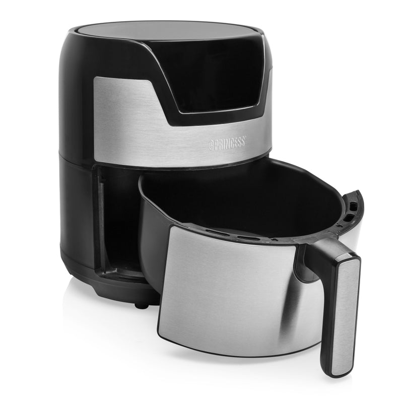 Princess 182026 Digitale Aerofryer XXL 4.5L 1500W RVS/Zwart