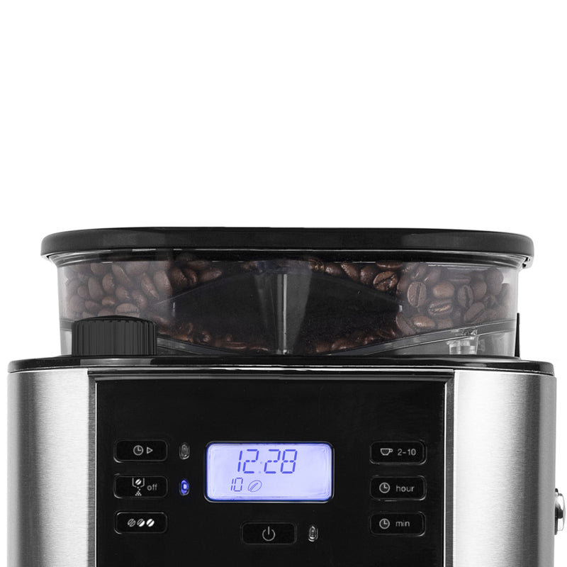 Princess 249411 Grind & Brew Roma Koffiezetapparaat Zwart/RVS
