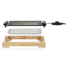 Tristar BP-2785 Tafelgrill-Elektrische BBQ Zwart/Bamboe