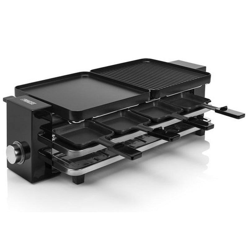 Princess 162925 Raclette Piano Black 8 Zwart