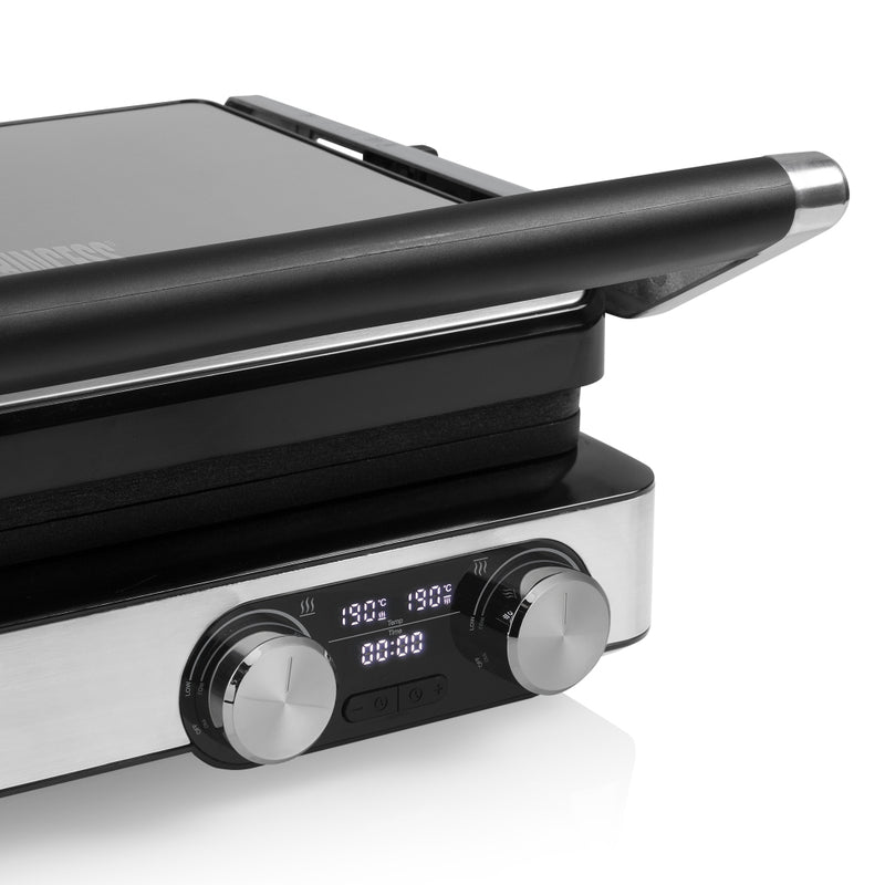 Princess 117310 Digital Grill Master Pro Grill RVS/Zwart