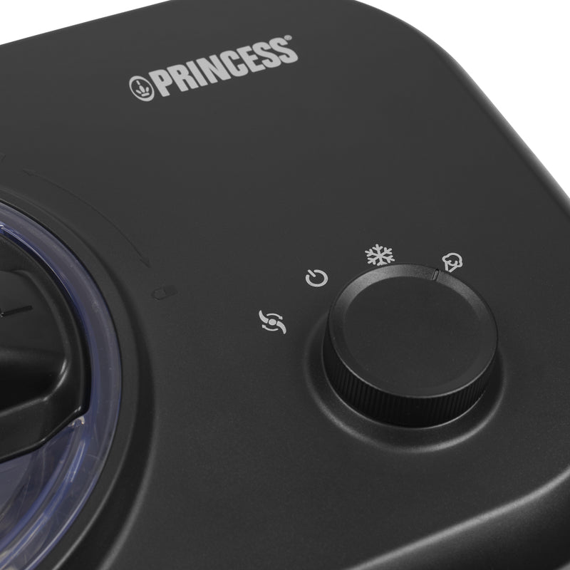 Princess 282608 IJsmachine RVS/Zwart
