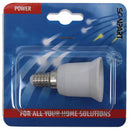 Scanpart Verloopstuk Fitting E14-E27 60W Wit