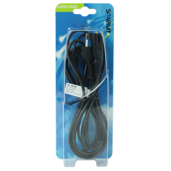 Scanpart Cassetterecordersnoer 3.0m