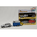 Kids Globe Volvo XC90 met paardentrailer die cast pb 27cm