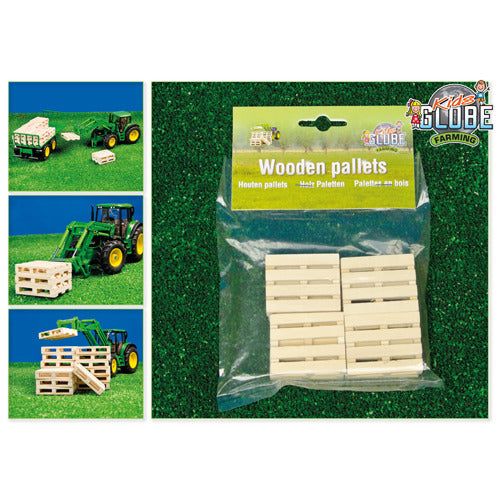 Kids Globe Houten Pallets 1:32, 8st.