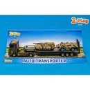 2-Play Die Cast/Plastic Militaire transporter incl tanks