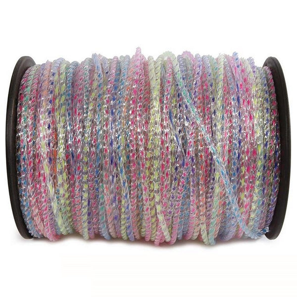 Springtouw 150 meter transparant op rol 5mm