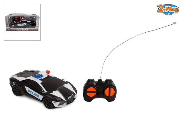 2-Play RC Politieauto Sportwagen USA 15,5cm