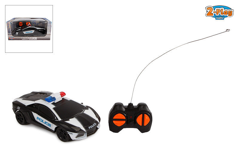 2-Play RC Politieauto Sportwagen USA 15,5cm