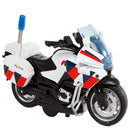 2-Play Pull-Back Politiemotor + Licht en Geluid