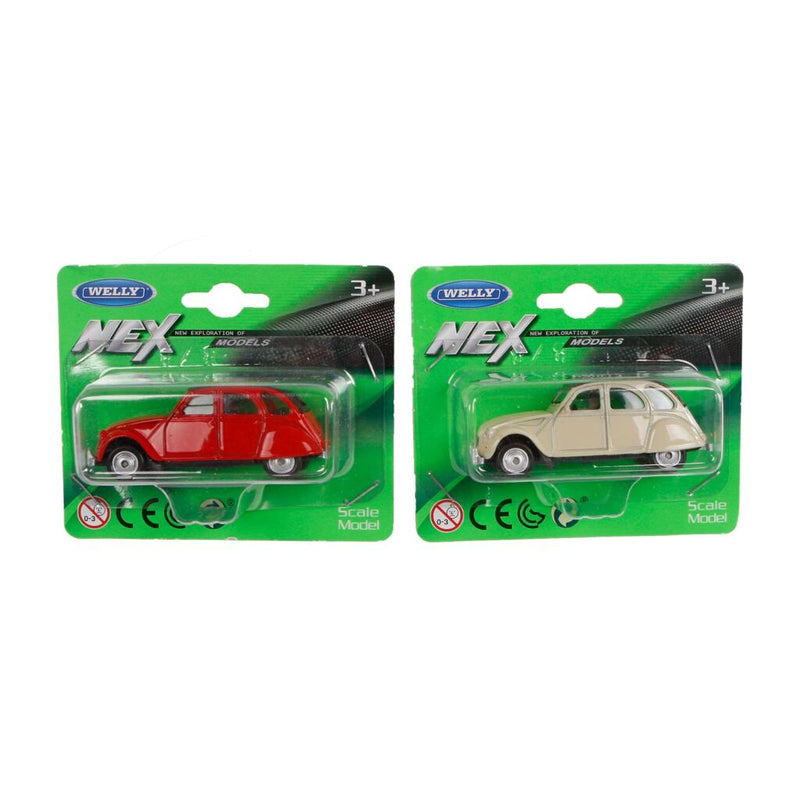 Welly Die-Cast Citro&euml;n 2CV 1:60 Assorti