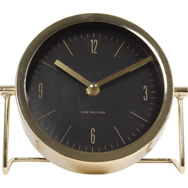 Gifts Amsterdam Klok Robbin 18x7.5x16 cm Goud/Zwart