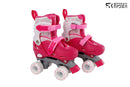 Street Rider Rolschaatsen Roze Verstelbaar, Maat 27-30
