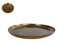 Onderbord Luca S oud goud metaal 28x28x2cm