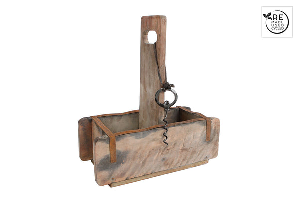 3R Kist Brickmould 2x m/opener naturel hout 26x11,5x30cm