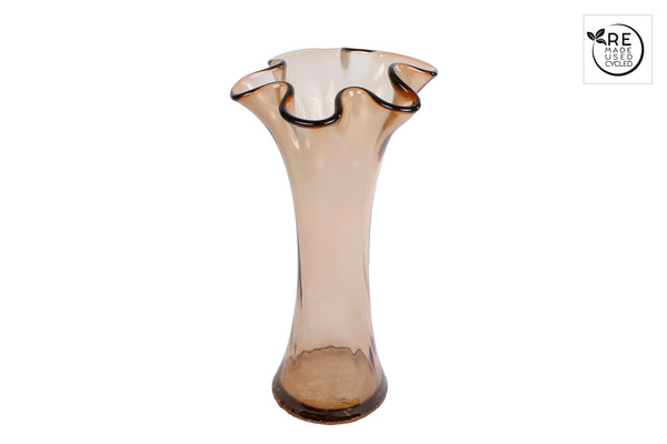 3R Vaas Wave L beige glas 20x20x30cm