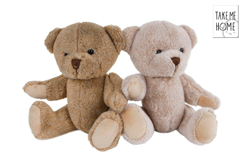 Take Me Home pluche beer L verstelbaar 2ass 20/25cm
