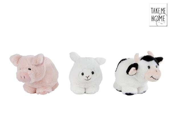 Take Me Home Knuffel Pluche - Koe, 12cm