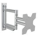 Cavus WMV8001 Muursteun Design Brushed Single Handgeborsteld Aluminium