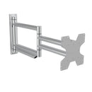 Cavus WMV9001 Design Brushed Single XL Muurbeugel Zilver