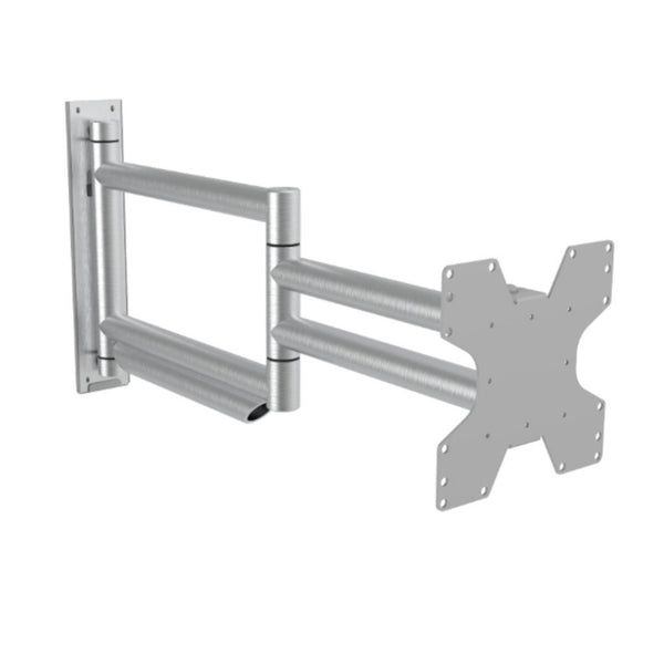 Cavus WMV9001 Design Brushed Single XL Muurbeugel Zilver