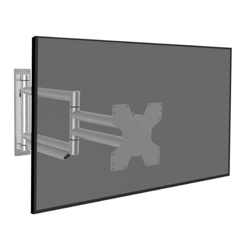 Cavus WMV9001 Design Brushed Single XL Muurbeugel Zilver