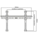 Cavus WMF003 Ultra Slim Muurbeugel voor 37-70 Inch Schermen Zwart