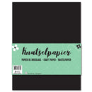 Knutselpapier A4 120 gram 60 vel zwart