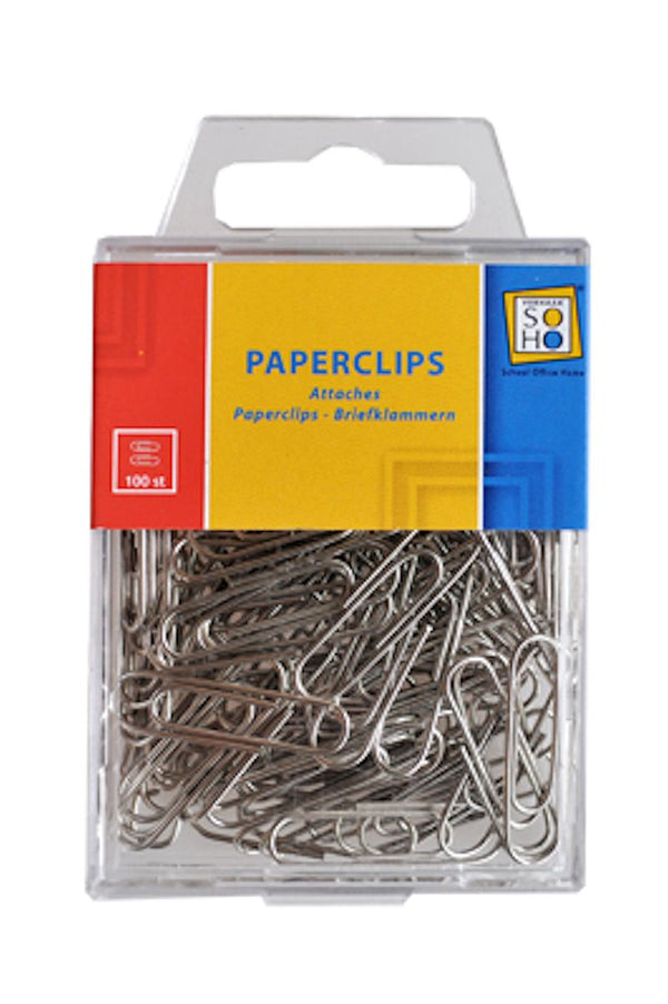 SOHO Paperclips zilver 100 stuks