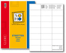 SOHO Etiketten A4 70x37mm 10 vel a 24 stuks