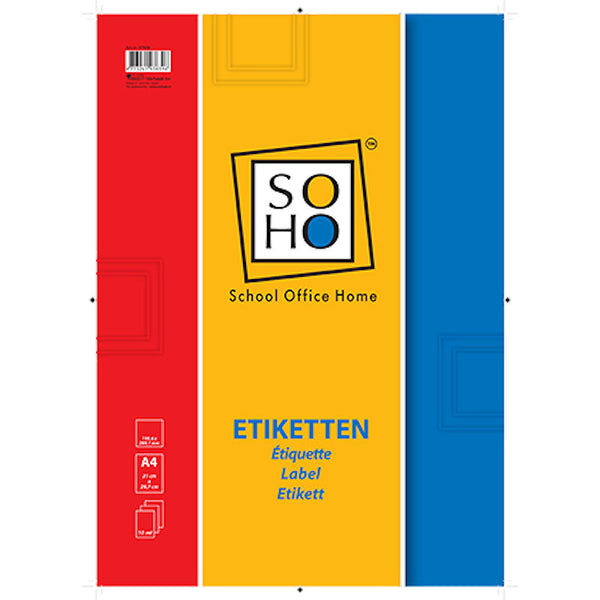 SOHO Etiketten A4 199x289mm 10 vel