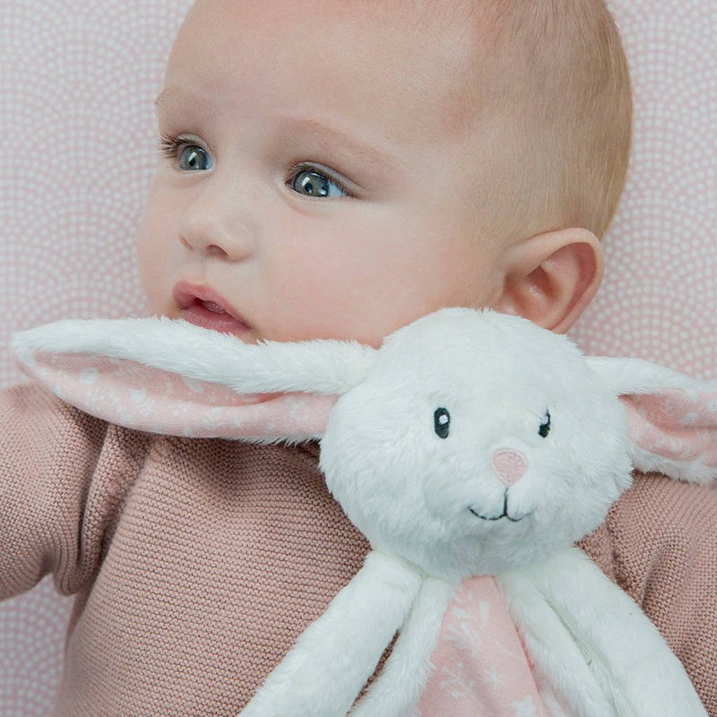 Little Dutch Knuffeldoekje Konijn Wit/Roze
