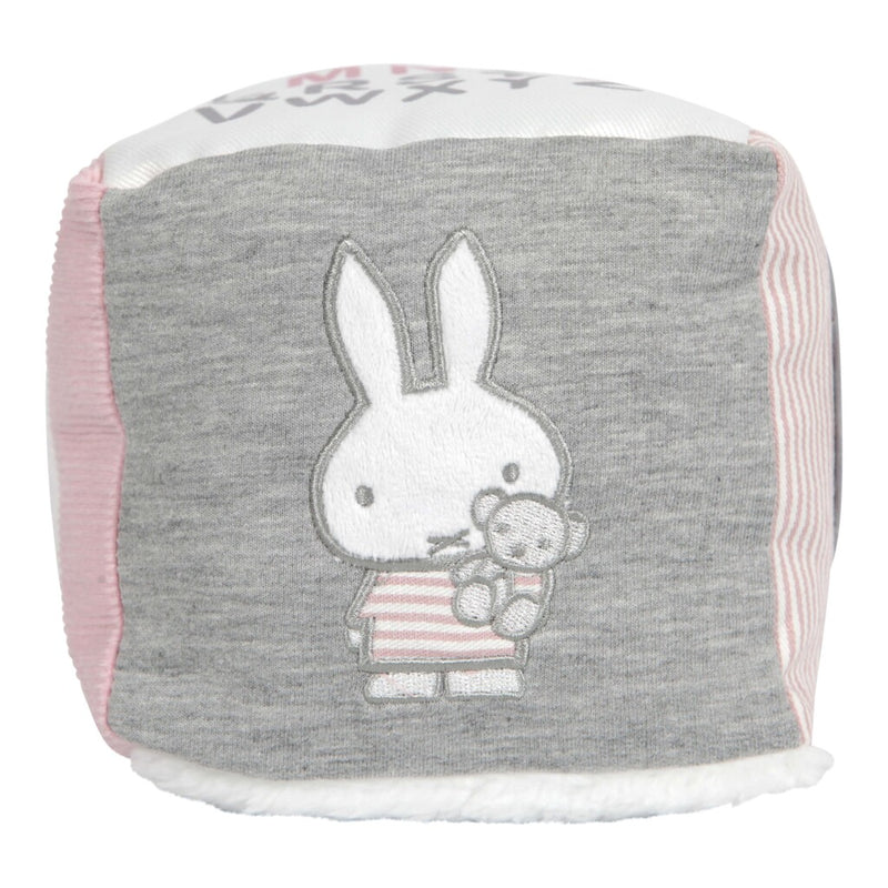 Nijntje Knuffel-Activiteitenkubus Roze/Grijs