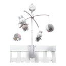 Nijntje Muziekmobiel met 4 Knuffeltjes Roze/Grijs