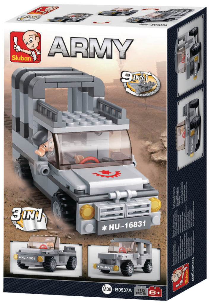 Sluban M38-B0537A 3in1 Jeep 110-delig