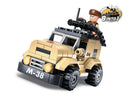 Sluban M38-B0587A Army Patrol Car