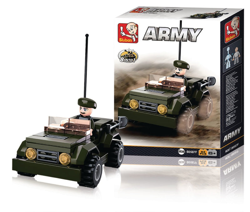 Sluban M38-B0587F Army Jeep