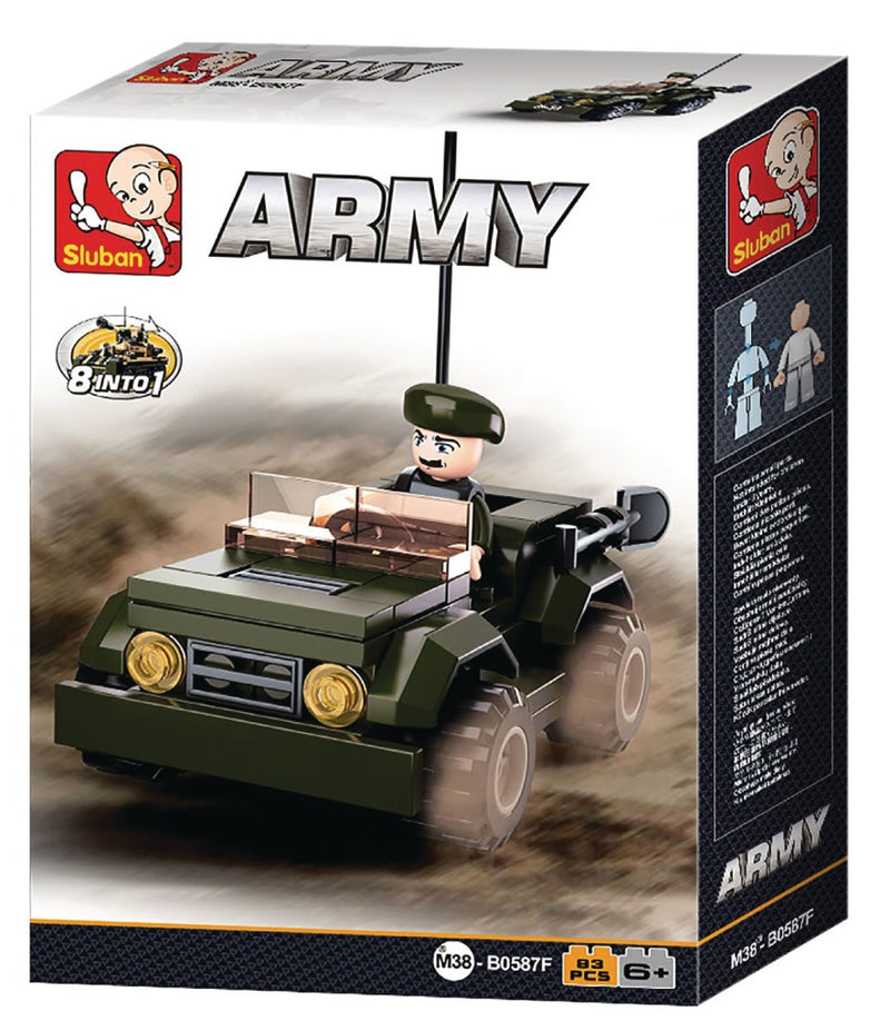 Sluban M38-B0587F Army Jeep