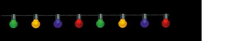 20 Partylights 5CM LED Multi 10M/5M Aanloopsnoer / IP44 TR