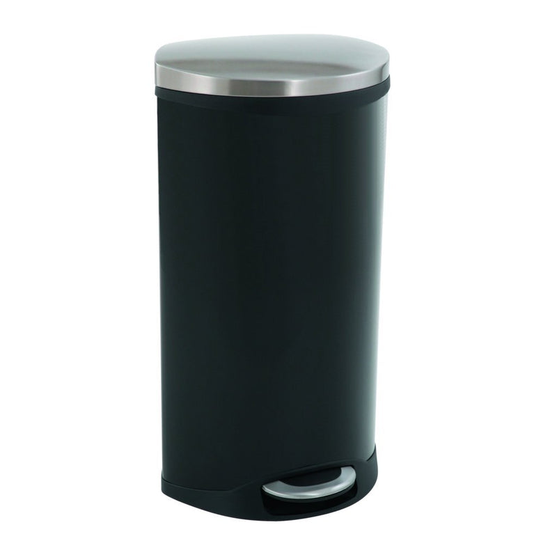 EKO Shell Bin Pedaalemmer 30L Zwart