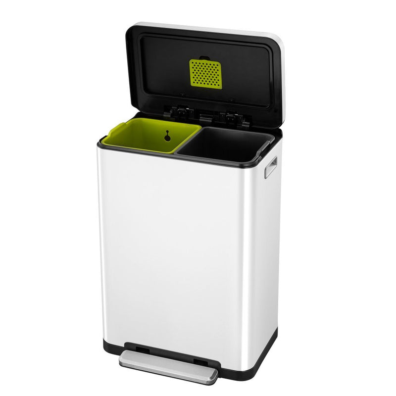 EKO X-Cube Pedaalemmer 2x20L Wit