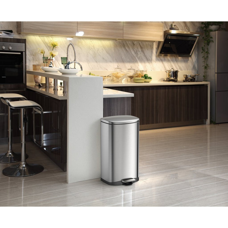 EKO Della Pedaalemmer 50L Mat RVS