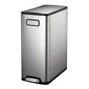 EKO Ecofly Step Bin Pedaalemmer 2x20L Mat RVS